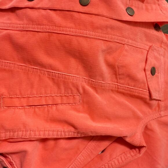 Gap medium coral pink corduroy jacket, classic, fun, preppy, feminine, #3975 - Picture 6 of 11